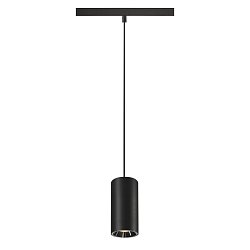Obrázek pro produkt NUMINOS® S 48 V TRACK DALI, závěsné svítidlo, černé/chrom, 16 W, 1050 lm, 3000 K, CRI90, 55° - BIG WHITE (SLV)