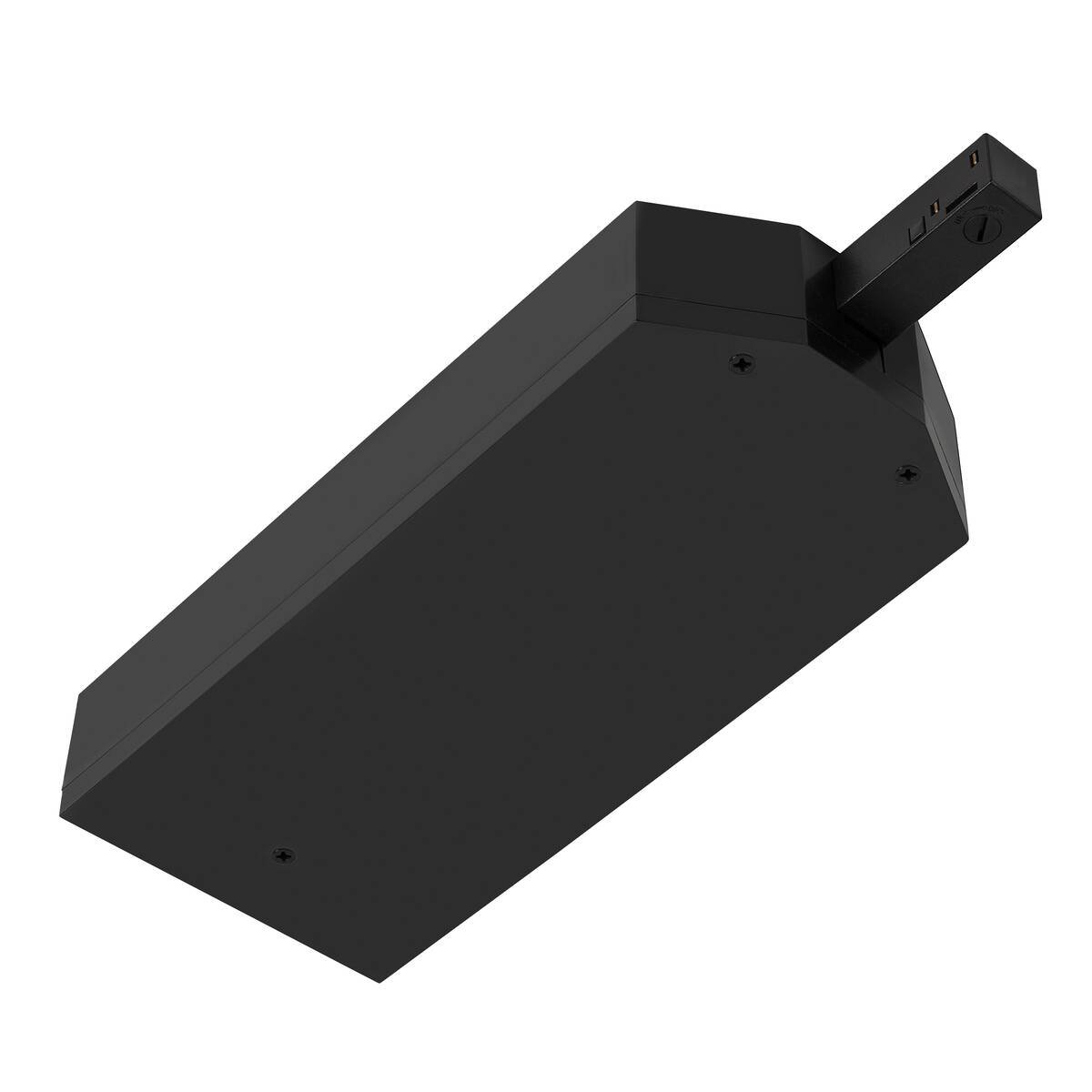 LA 1007137 48 V TRACK kryt transformátoru vč. koncového napáječe vpravo DALI, černý - BIG WHITE (SLV)