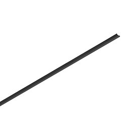 Obrázek pro produkt 48 V TRACK lištový kryt 20 mm pro standardní montáž lišty, 2 m, černá - BIG WHITE (SLV)