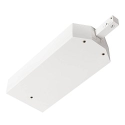 Obrázek pro produkt 48 V TRACK kryt transformátoru vč. koncového napáječe vlevo DALI, bílý - BIG WHITE (SLV)
