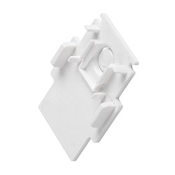 Obrázek pro produkt Koncová krytka pro montážní lištu 48 V TRACK bílá - BIG WHITE (SLV)