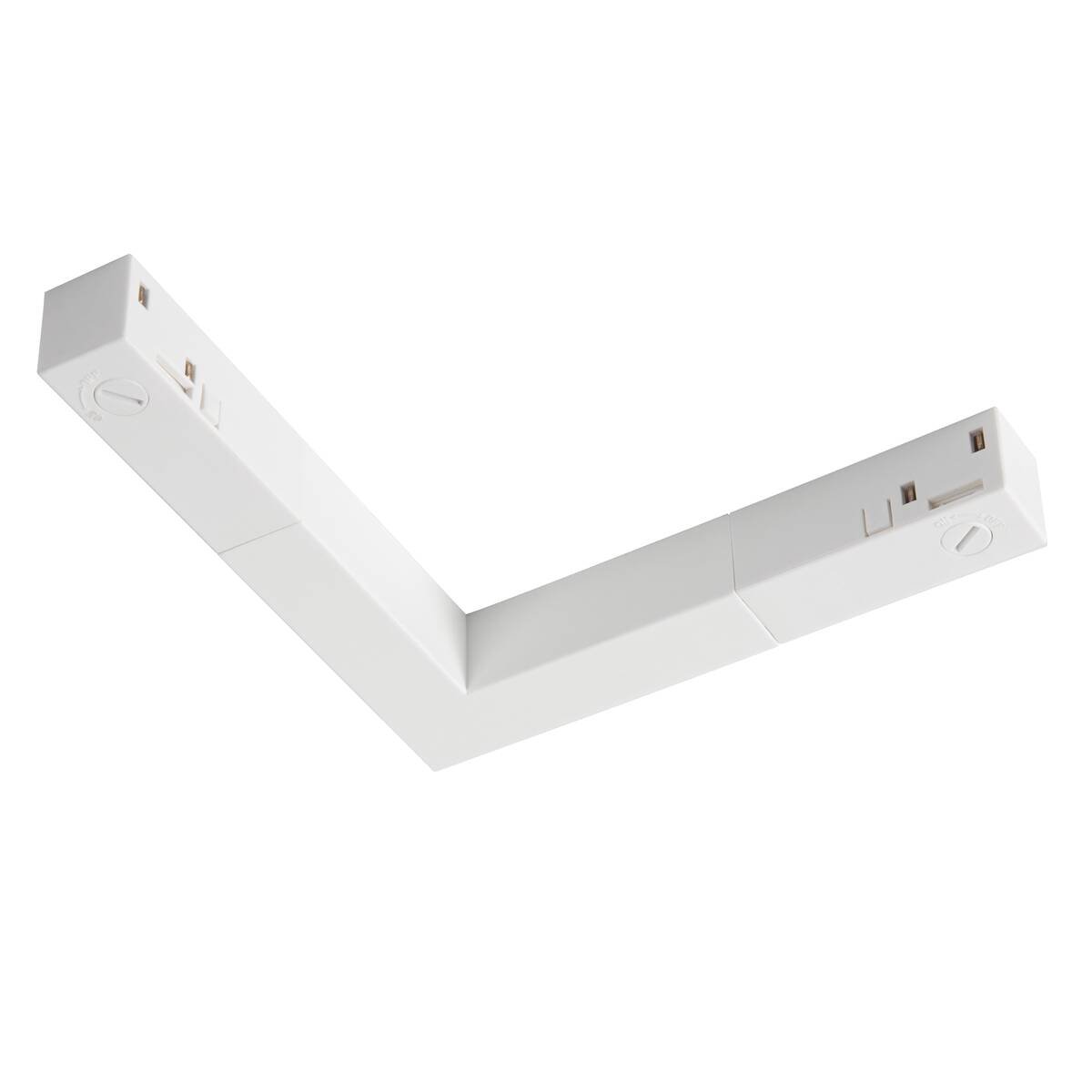 LA 1006572 L-spojka elektrická 48 V TRACK, bílá, DALI - BIG WHITE (SLV)