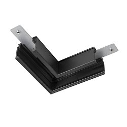Obrázek pro produkt L-spojka mechanická 48 V TRACK, pro nástavbovou lištu standard, vlevo, černá - BIG WHITE (SLV)