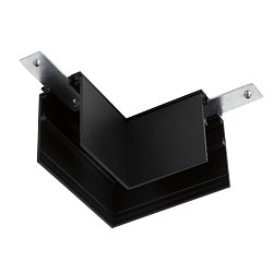 Obrázek pro produkt L-spojka mechanická 48 V TRACK, pro nástavbovou lištu hlub., vpravo, černá - BIG WHITE (SLV)