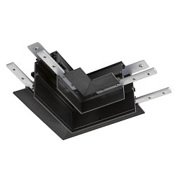 Obrázek pro produkt L-spojka mechanická 48 V TRACK, pro montážní lištu hlub., vpravo, černá - BIG WHITE (SLV)