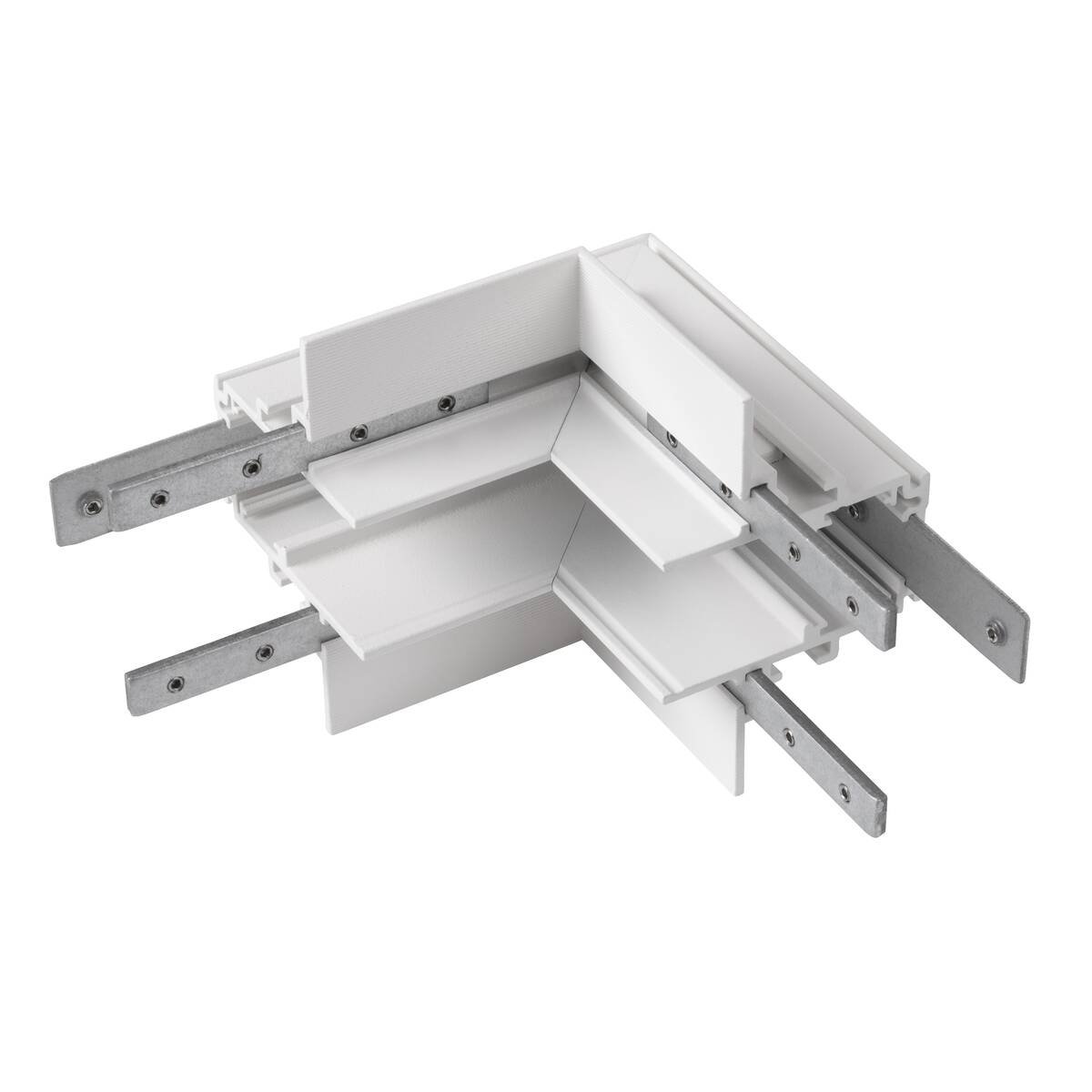 LA 1006592 L-spojka mechanická 48 V TRACK, pro montážní lištu hlub., Stereo, bílá - BIG WHITE (SLV) (obrázek 2)