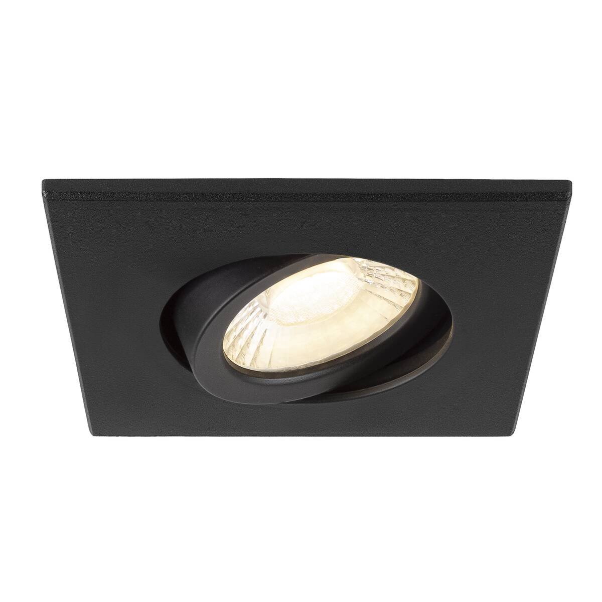 LA 1007184 UNIVERSAL DOWNLIGHT kryt pro downlight IP20, výkyvný, hranatý, černý - BIG WHITE (SLV) (obrázek 3)