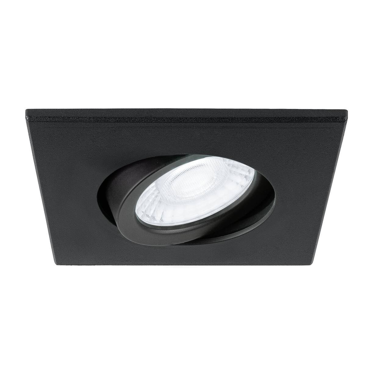 LA 1007184 UNIVERSAL DOWNLIGHT kryt pro downlight IP20, výkyvný, hranatý, černý - BIG WHITE (SLV) (obrázek 6)