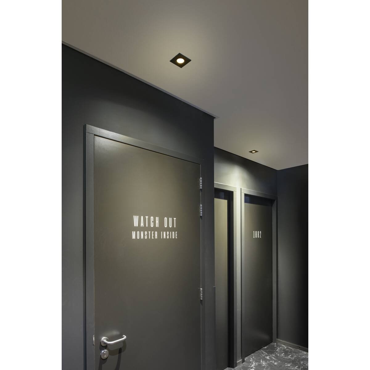 LA 1007184 UNIVERSAL DOWNLIGHT kryt pro downlight IP20, výkyvný, hranatý, černý - BIG WHITE (SLV) (obrázek 10)