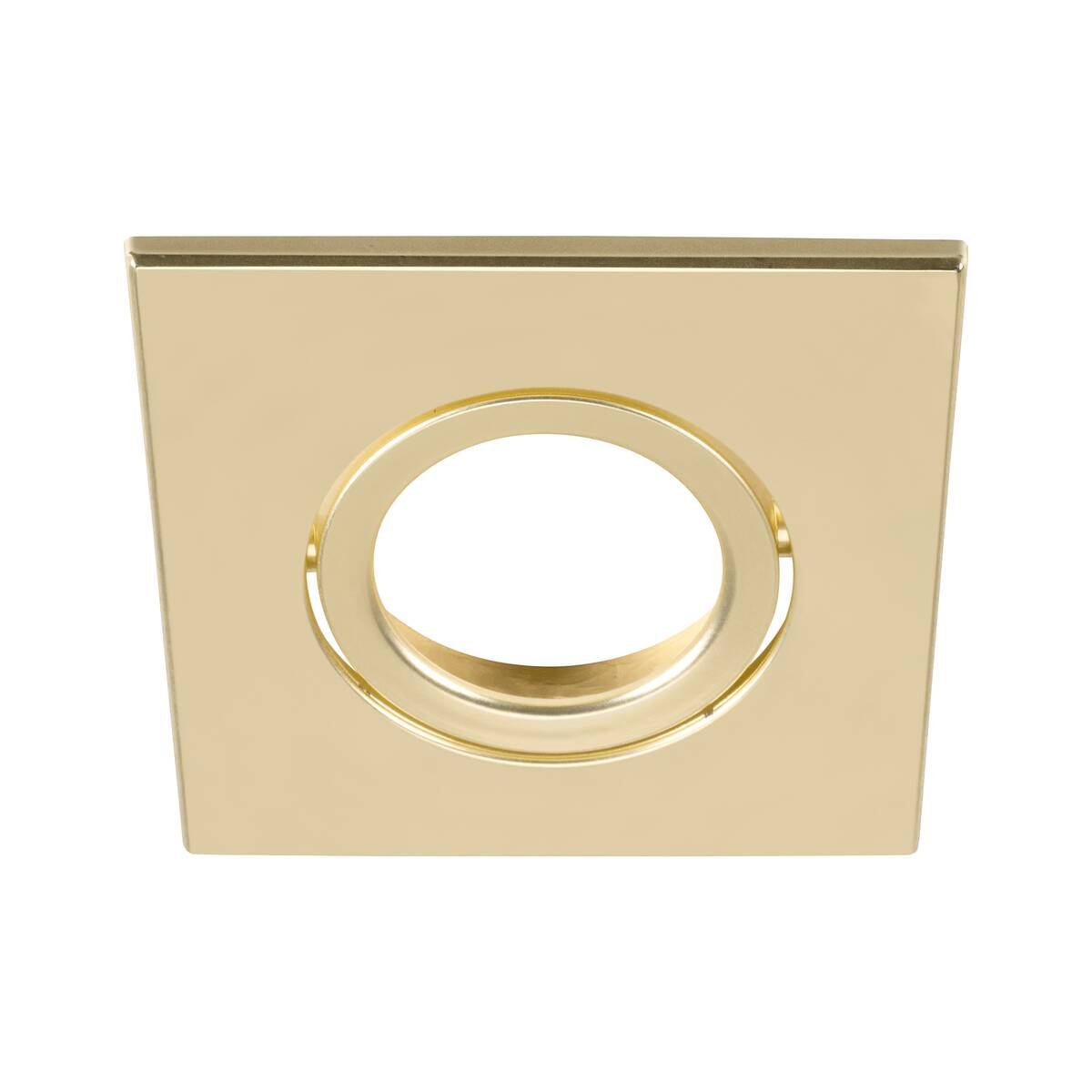 LA 1007194 UNIVERSAL DOWNLIGHT kryt pro downlight IP20, výkyvný, hranatý, matně zlatý - BIG WHITE (SLV)