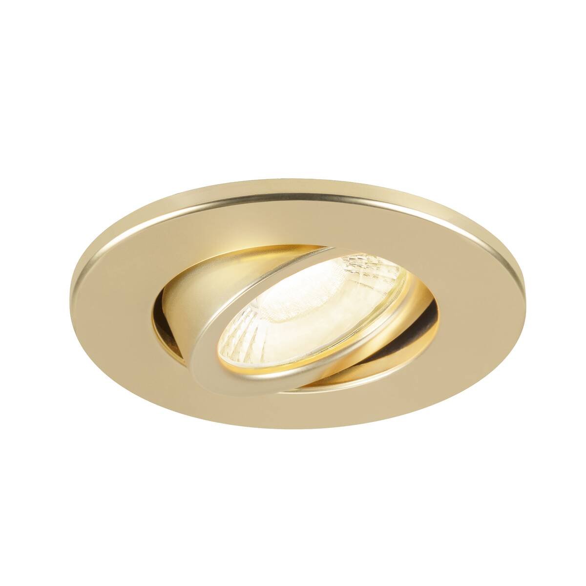 LA 1007191 UNIVERSAL DOWNLIGHT kryt pro downlight IP20, výkyvný, kulatý, matně zlatý - BIG WHITE (SLV) (obrázek 3)