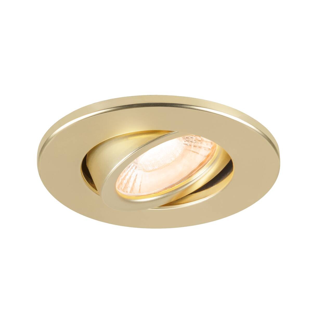 LA 1007191 UNIVERSAL DOWNLIGHT kryt pro downlight IP20, výkyvný, kulatý, matně zlatý - BIG WHITE (SLV) (obrázek 4)