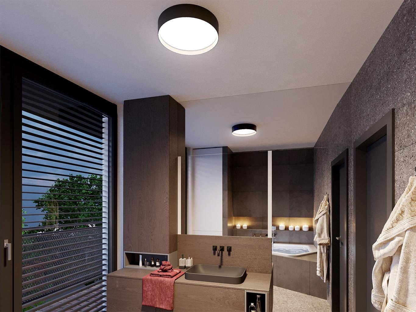 Obrázek produktu LED2 Stropní svítidlo MILA 60, B CASAMBI TW 60W 3000K-4000K černá - LED2 Lighting 4 Obrázek produktu LED2 Stropní svítidlo MILA 60, B CASAMBI TW 60W 3000K-4000K černá - LED2 Lighting 4