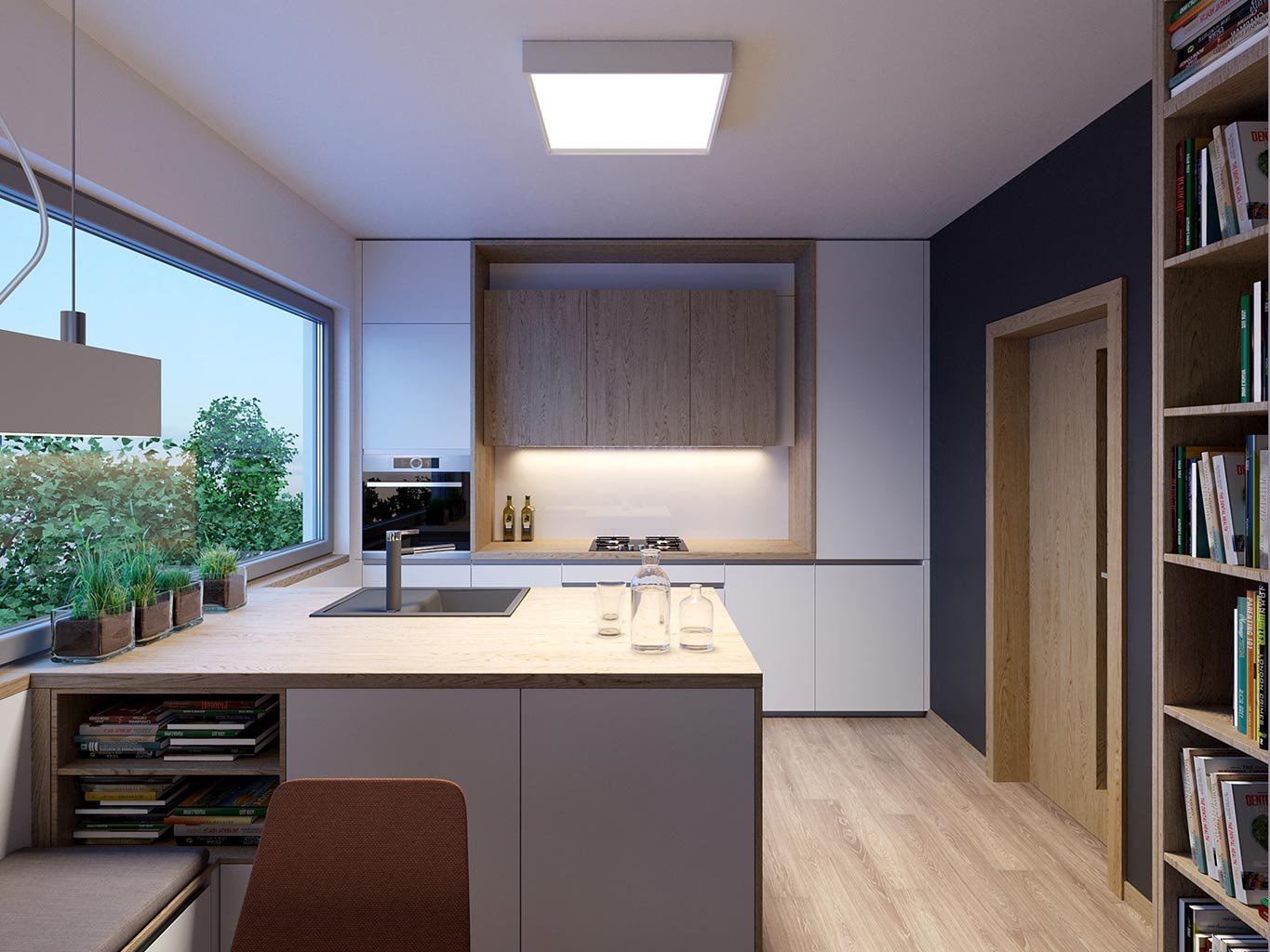 Obrázek produktu LED2 Stropní svítidlo MILO 40, W CASAMBI TW 30W 3000K-4000K bílá - LED2 Lighting 4 Obrázek produktu LED2 Stropní svítidlo MILO 40, W CASAMBI TW 30W 3000K-4000K bílá - LED2 Lighting 4