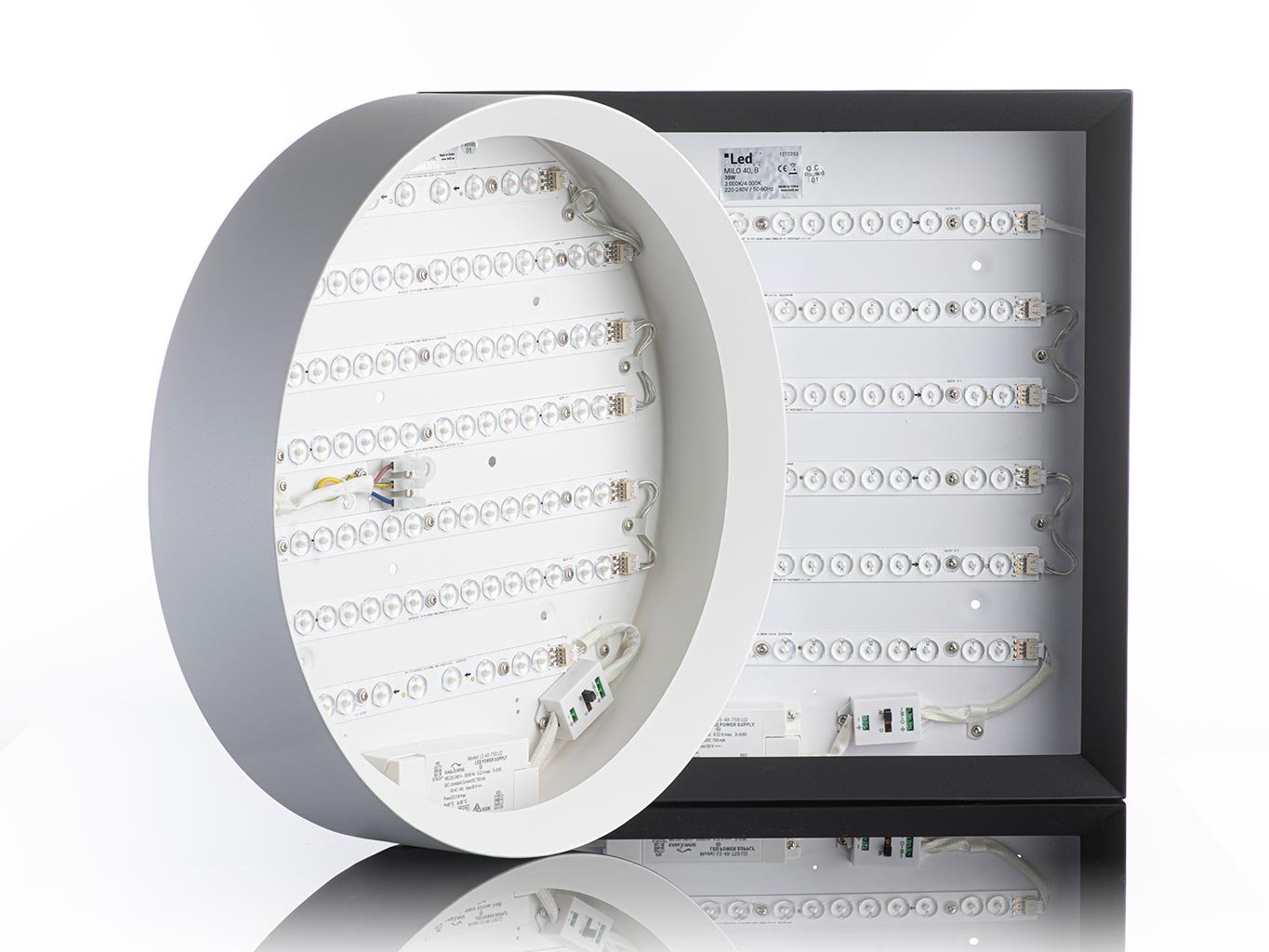 LED2 1272351DTW LED2 Stropní svítidlo MILO 60, W DALI TW/PUSH TW 60W 3000K-4000K bílá - LED2 Lighting (obrázek 5)