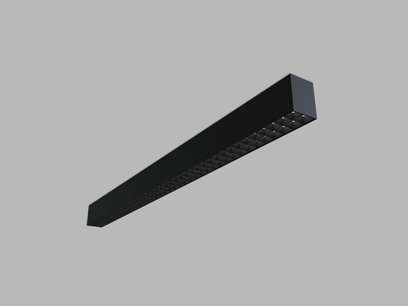 LED2 1312343ZB LED2 Stropní svítidlo LINO LASER 120 P, B ZIGBEE 32W 4000K UGR černá - LED2 Lighting