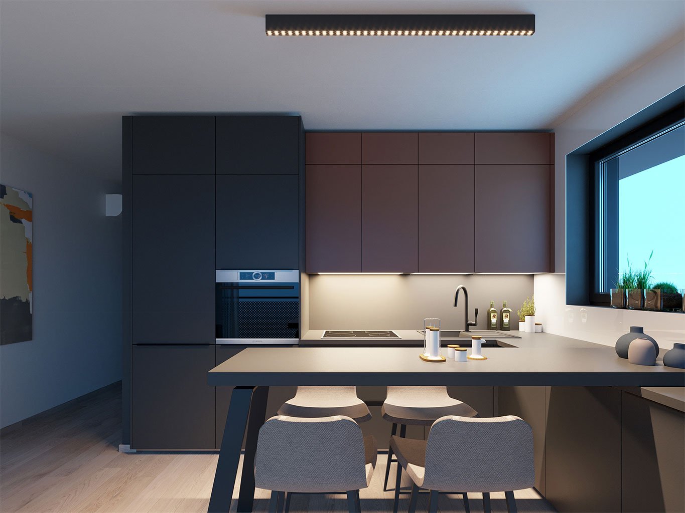 Obrázek produktu LED2 Stropní svítidlo LINO LASER 120 P, B ZIGBEE 32W 4000K UGR černá - LED2 Lighting 7 Obrázek produktu LED2 Stropní svítidlo LINO LASER 120 P, B ZIGBEE 32W 4000K UGR černá - LED2 Lighting 7