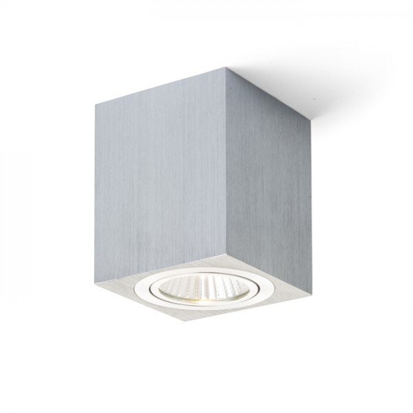 Levně RED R10325 MAYO čtvercová výklopná přisazená česaný hliník 230V/700mA LED 9 - RED - DESIGN RENDL