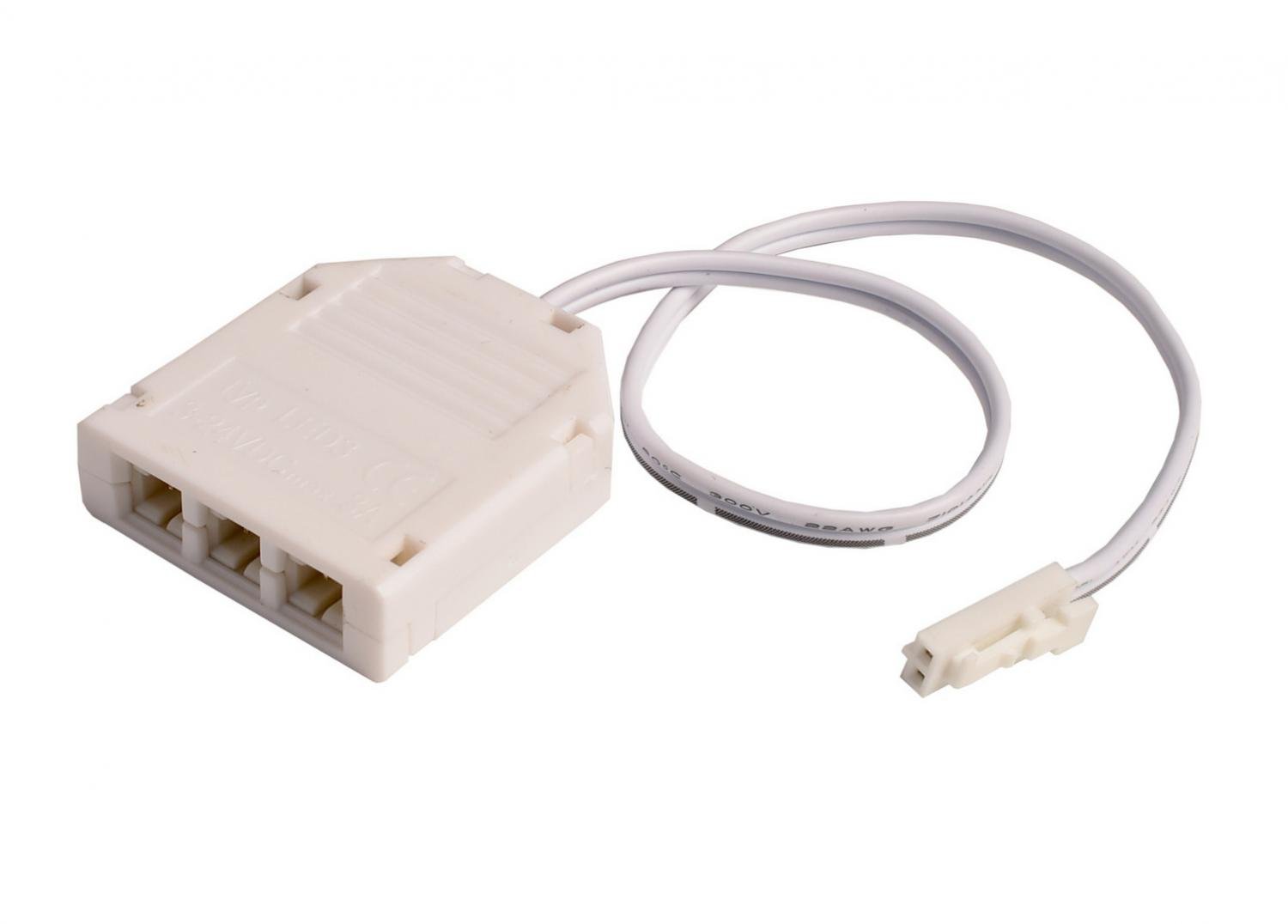 IMPR 940064 Deko-Light příslušenství - MINI-AMP 3-násobný rozbočovač (1x zástrčka, 3x zásuvka) 20cm, 12V/24V, max 3A, IP20 - LIGHT IMPRESSIONS