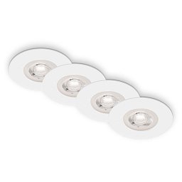 LED vestavná svítidla, pr.9 cm, 4x LED, 4,9 W, 480 lm, matná bílá - BRILO Obrázek pro produkt LED vestavná svítidla, pr.9 cm, 4x LED, 4,9 W, 480 lm, matná bílá - BRILO