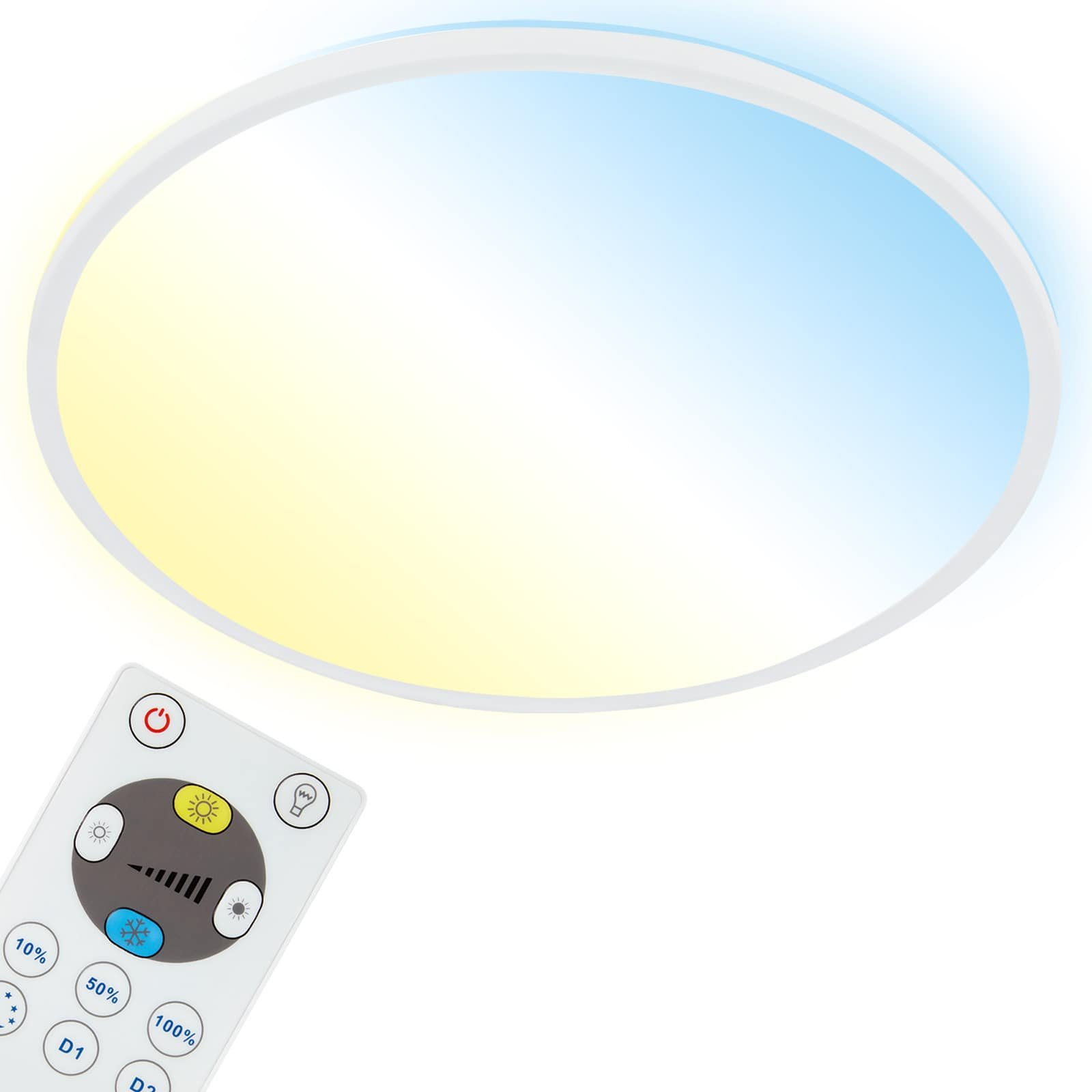 BRILO 7080-016 Slim CCT svítidlo LED panel, pr. 42 cm, 22 W, bílé - BRILO (obrázek 4)