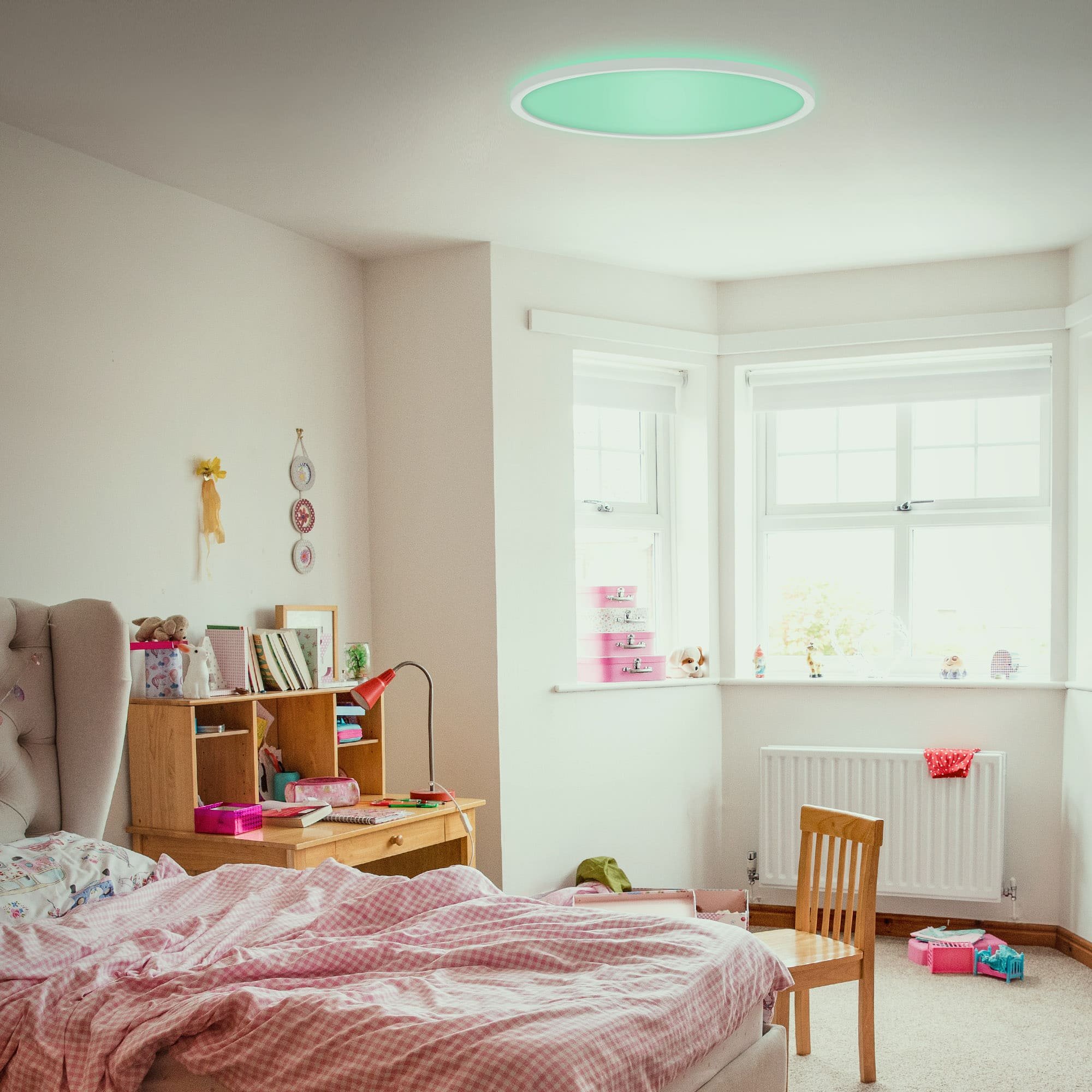 BRILO 7094-416 Slim svítidlo LED panel, pr. 42 cm, 2700 lm, 22 W, bílé - BRILO (obrázek 5)