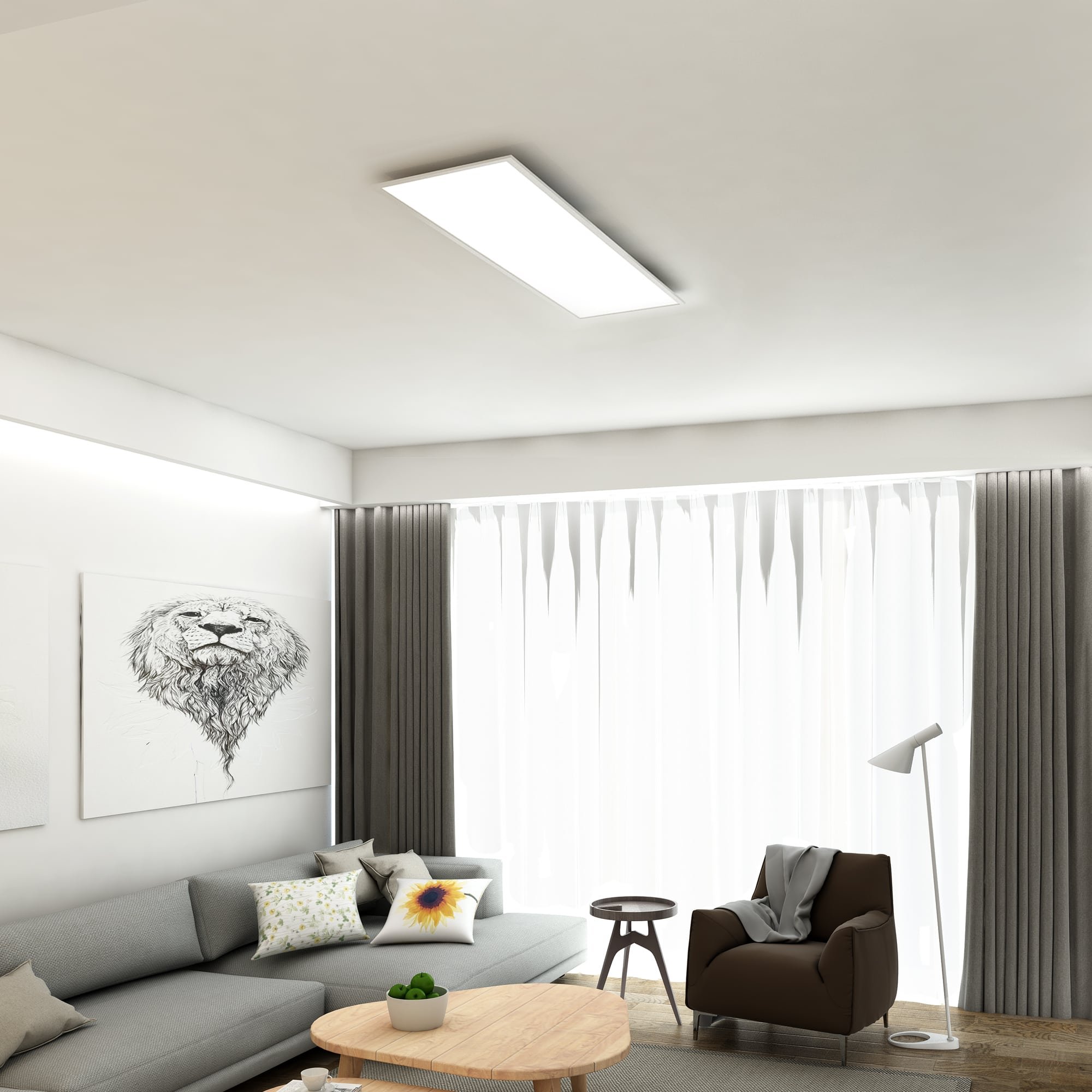 BRILO 7167-016 CCT svítidlo LED panel, 100 cm, 2200 lm, 24 W, bílé - BRILO (obrázek 5)