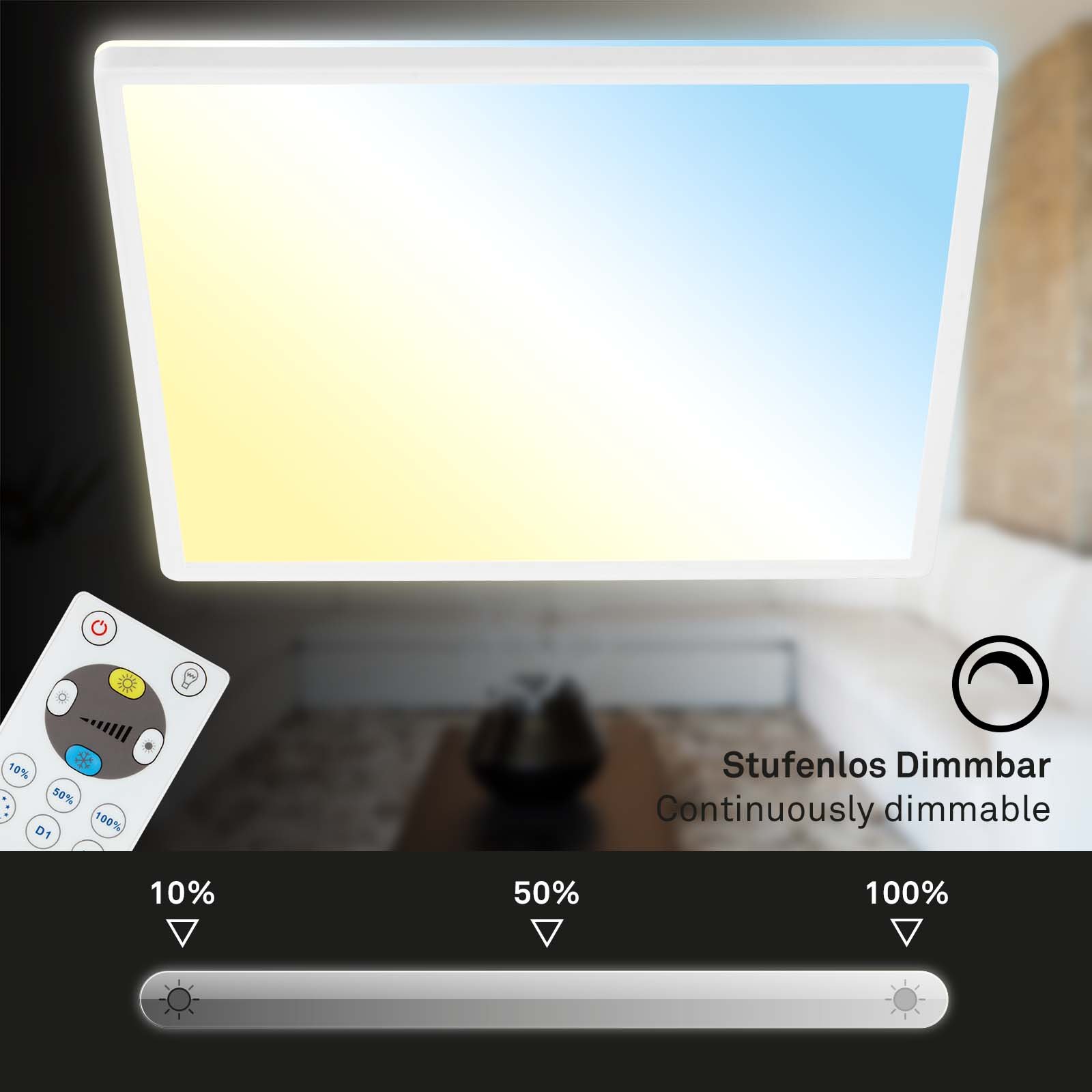 BRILO 7082-016 Slim CCT svítidlo LED panel, 42 cm, 22 W, bílé - BRILO (obrázek 6)
