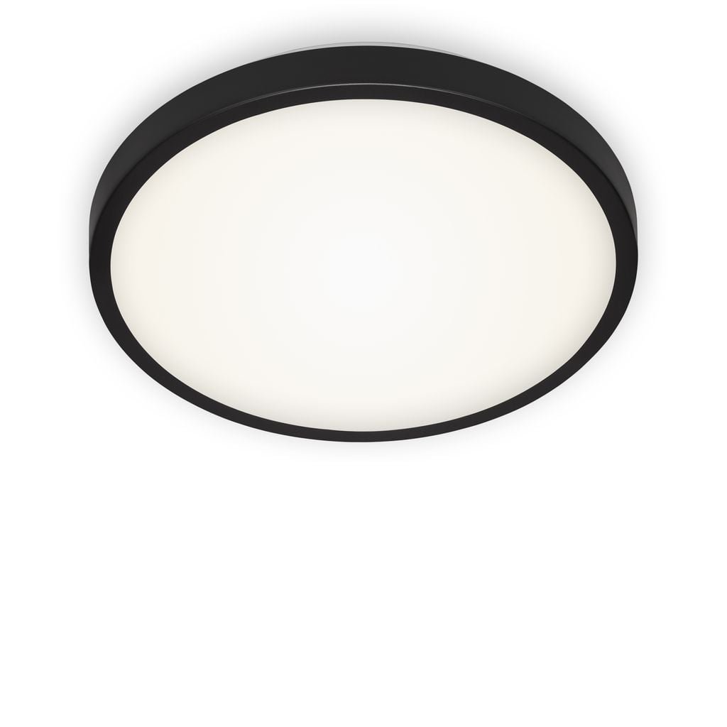 BRILO 3455015 LED stropní svítidlo, pr. 29 cm, 12 W, černá (starý kód: BRILO 3455-015) - BRILO