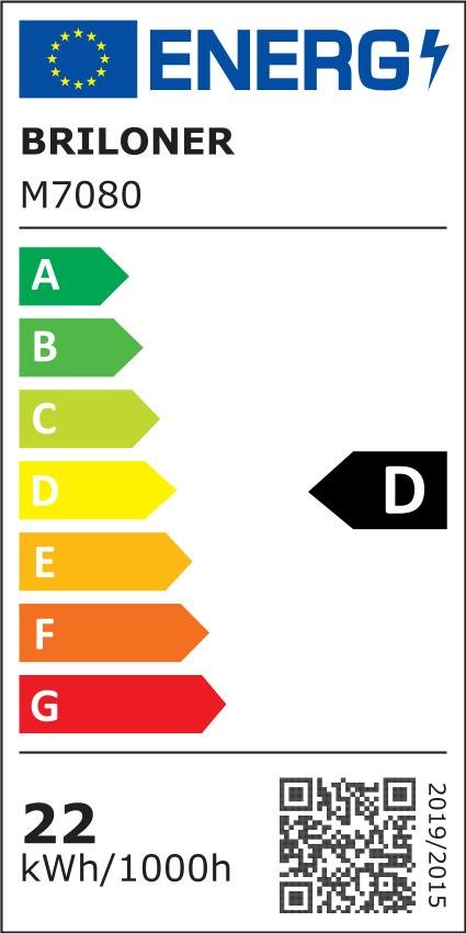 BRILO 7080-015 Slim CCT svítidlo LED panel, pr. 42 cm, 22 W, černá - BRILO (obrázek 2)