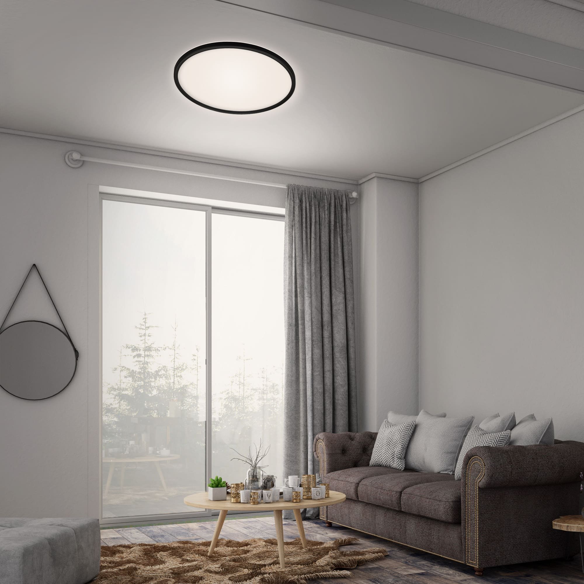BRILO 7080-015 Slim CCT svítidlo LED panel, pr. 42 cm, 22 W, černá - BRILO (obrázek 8)