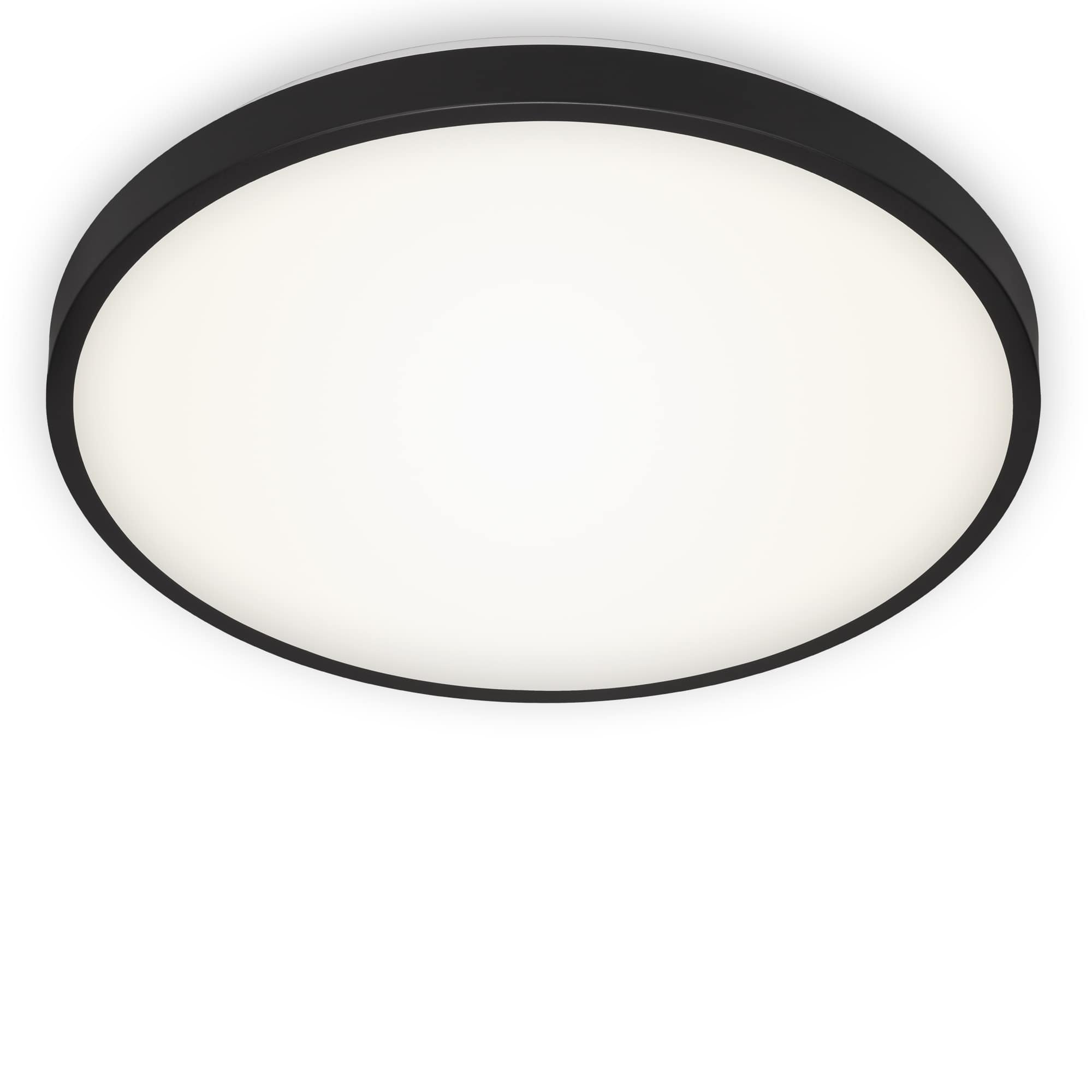 BRILO 3455-215 LED stropní svítidlo, pr. 38,5 cm, 24 W, černá - BRILO