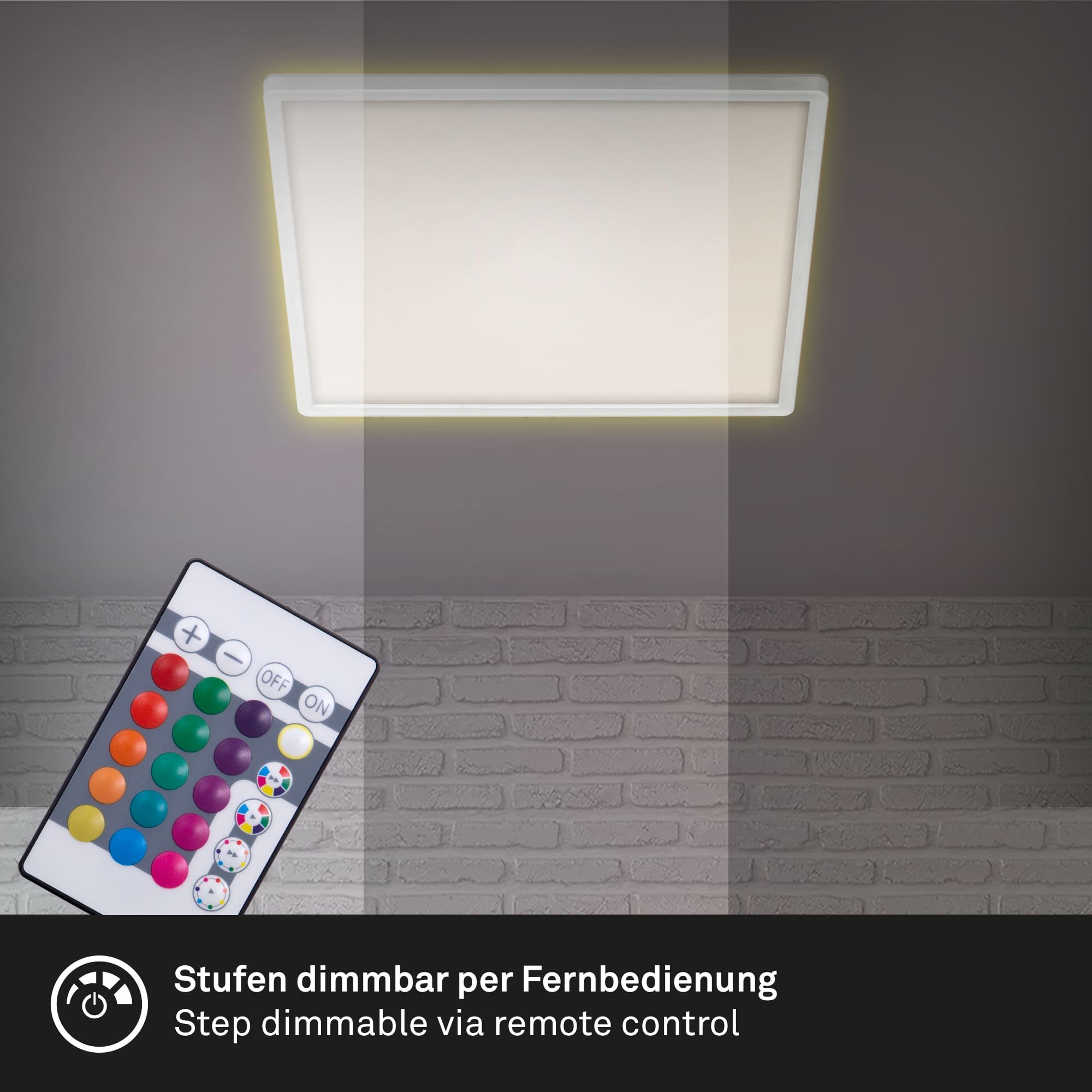 BRILO 7091-416 Slim svítidlo LED panel, 42 cm, 2700 lm, 22 W, bílé - BRILO (obrázek 5)