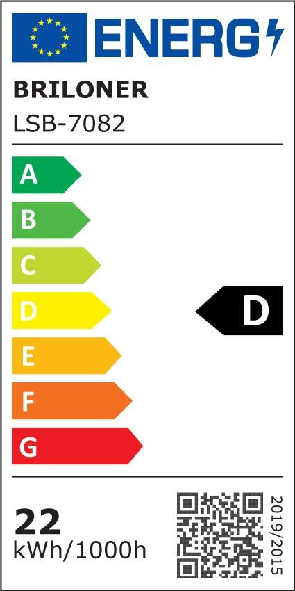 BRILO 7082-015 Slim CCT svítidlo LED panel, 42 cm, 22 W, černá - BRILO (obrázek 2)