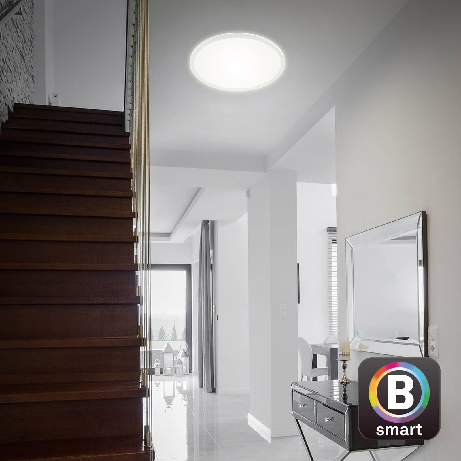 BRILO 7059-016 CCT svítidlo LED panel, pr. 42 cm, 22 W, 3000 lm, bílé - BRILO (obrázek 7)