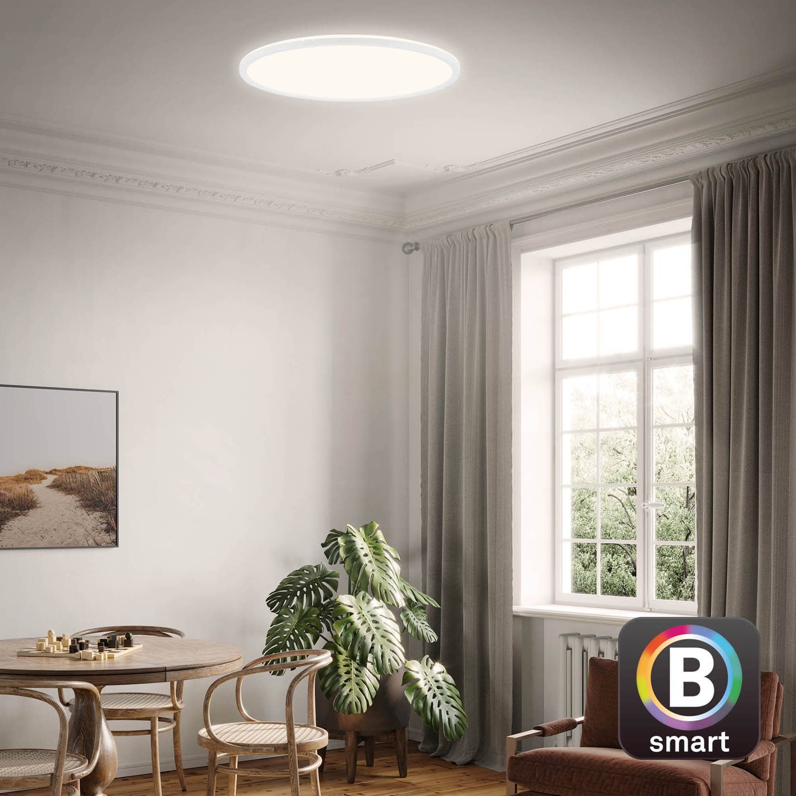 BRILO 7059-016 CCT svítidlo LED panel, pr. 42 cm, 22 W, 3000 lm, bílé - BRILO (obrázek 8)