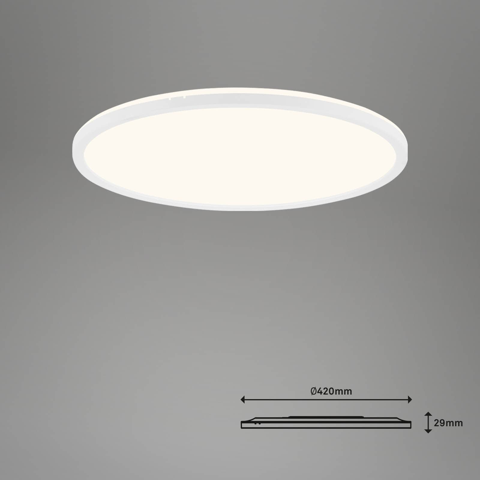 BRILO 7059-016 CCT svítidlo LED panel, pr. 42 cm, 22 W, 3000 lm, bílé - BRILO (obrázek 10)