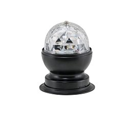 Obrázek pro produkt AKCE - RGB LED stolní lampa, pr. 8,8 cm, 3 W, černá (starý kód: BRILO 7347-015) - BRILO