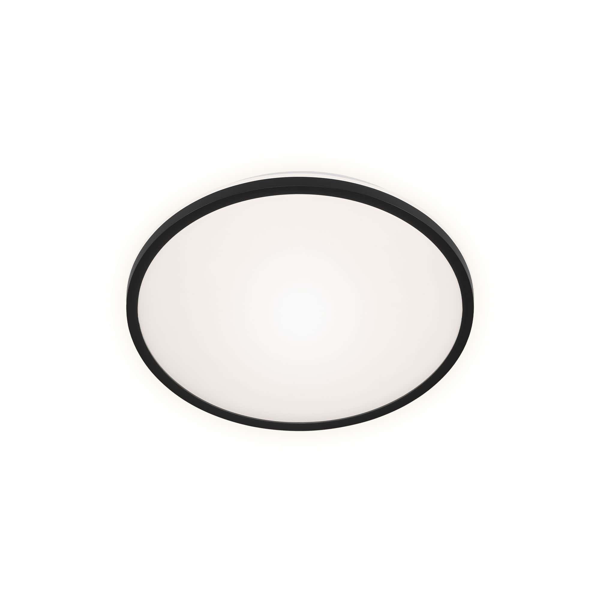 BRILO 3046-015 LED stropní svítidlo pr. 28 cm 15W 1500lm černá - BRILO