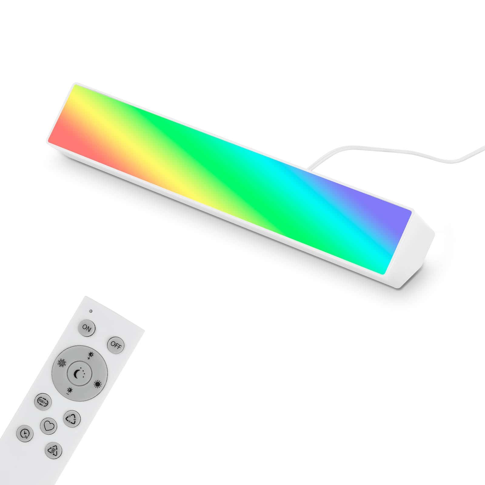 BRILO 7379-016 CCT RGB Wall Washer, 25,5 cm, 9 W, 850 lm, bílé - BRILO