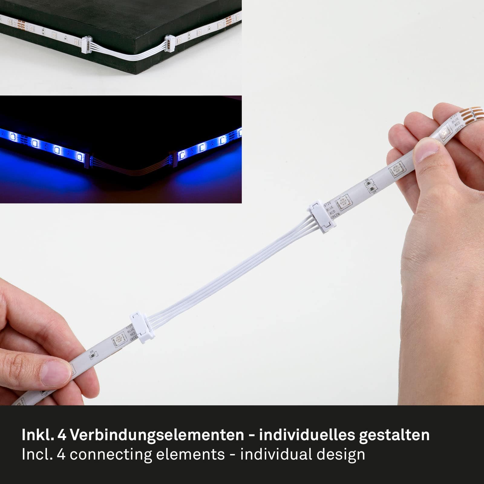 BRILO 2267-150D RGB LED pásek 500 cm 0,12W bílé - BRILO (obrázek 6)