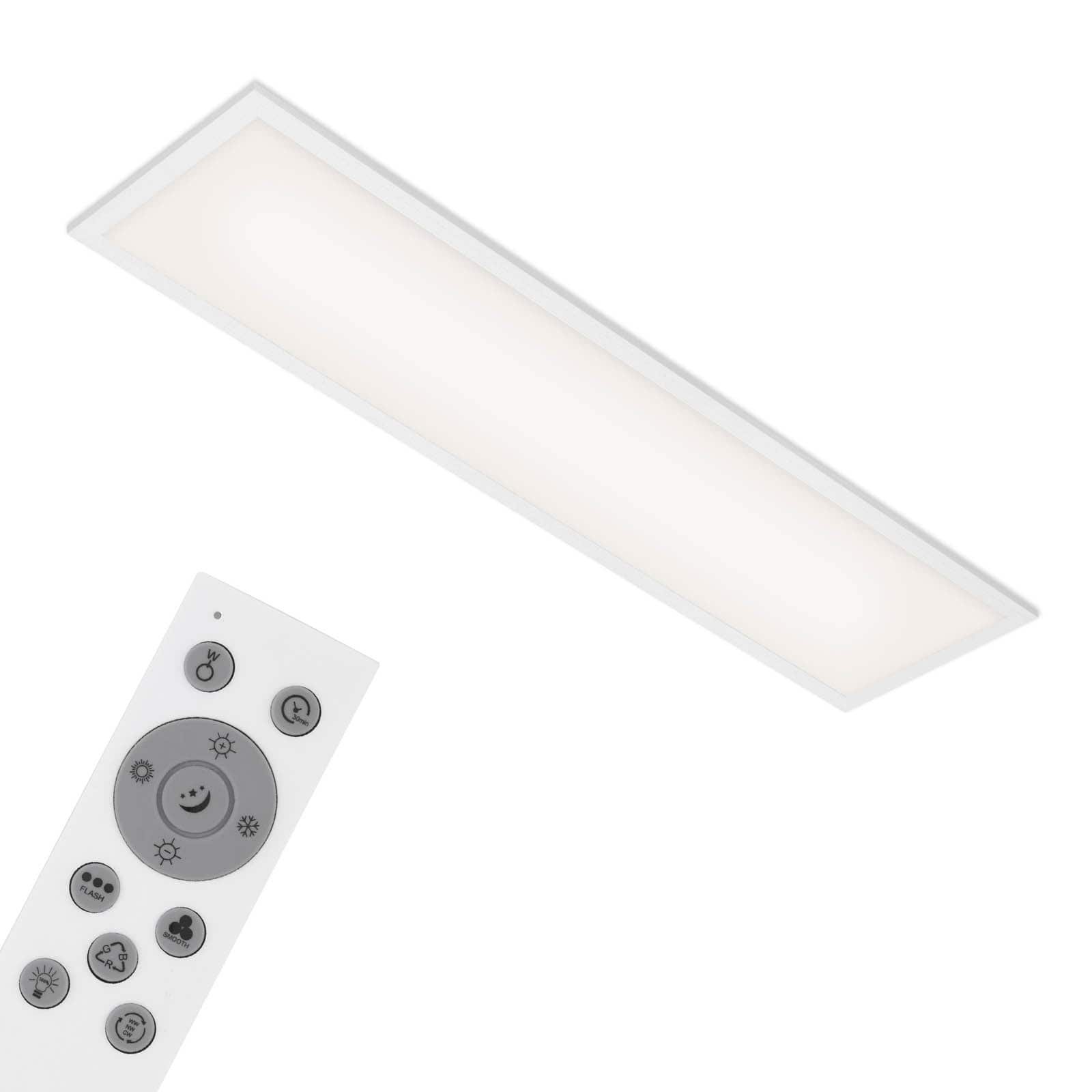 BRILO 7054-016 RGB CCT svítidlo LED panel, 100 cm, 24 W, bílé - BRILO