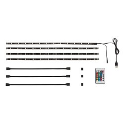 Obrázek pro produkt USB LED pásek 50 cm černá (starý kód: BRILO 2353-024) - BRILO