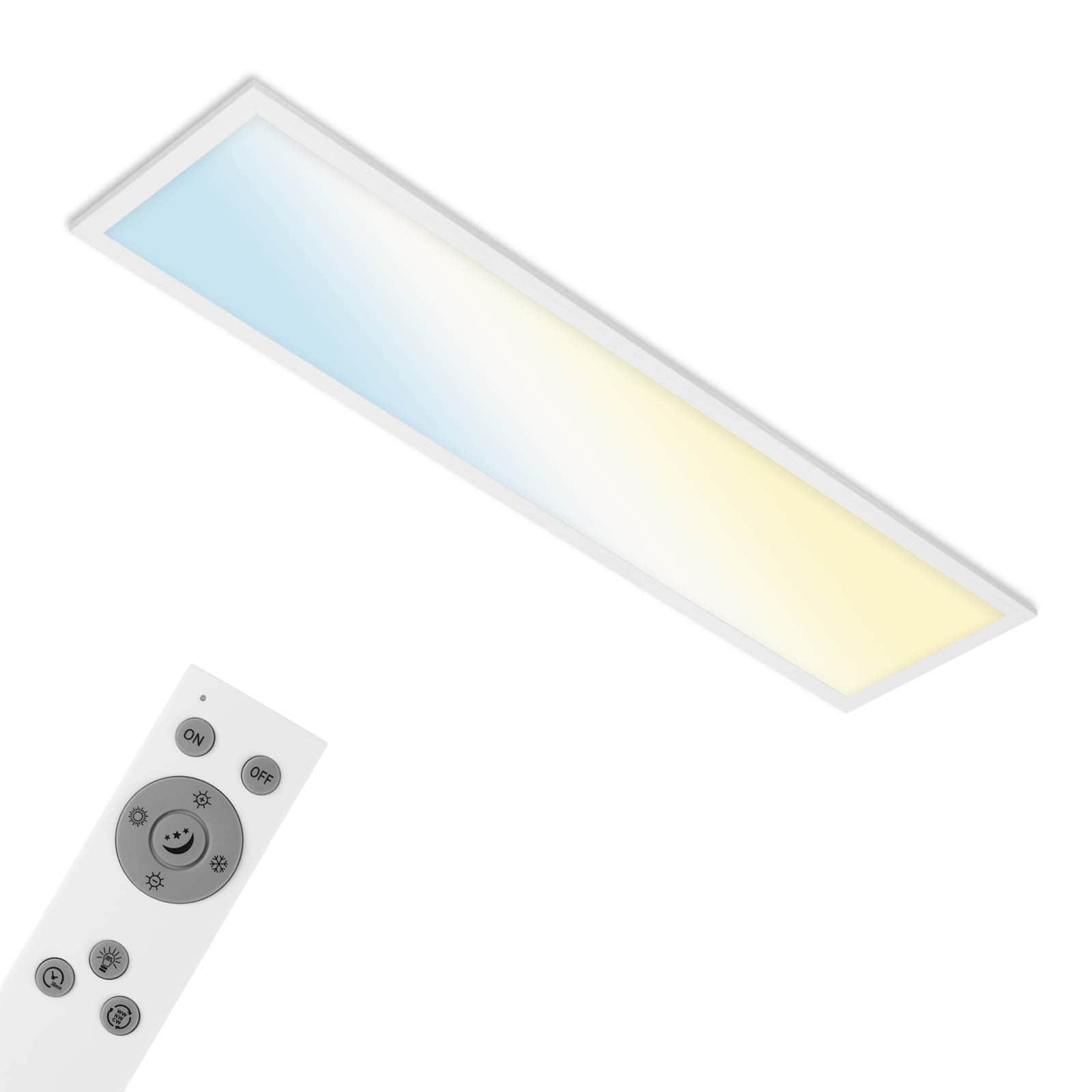 BRILO 7385-016 CCT svítidlo LED panel, 100 cm, 28 W, 3000 lm, bílé - BRILO