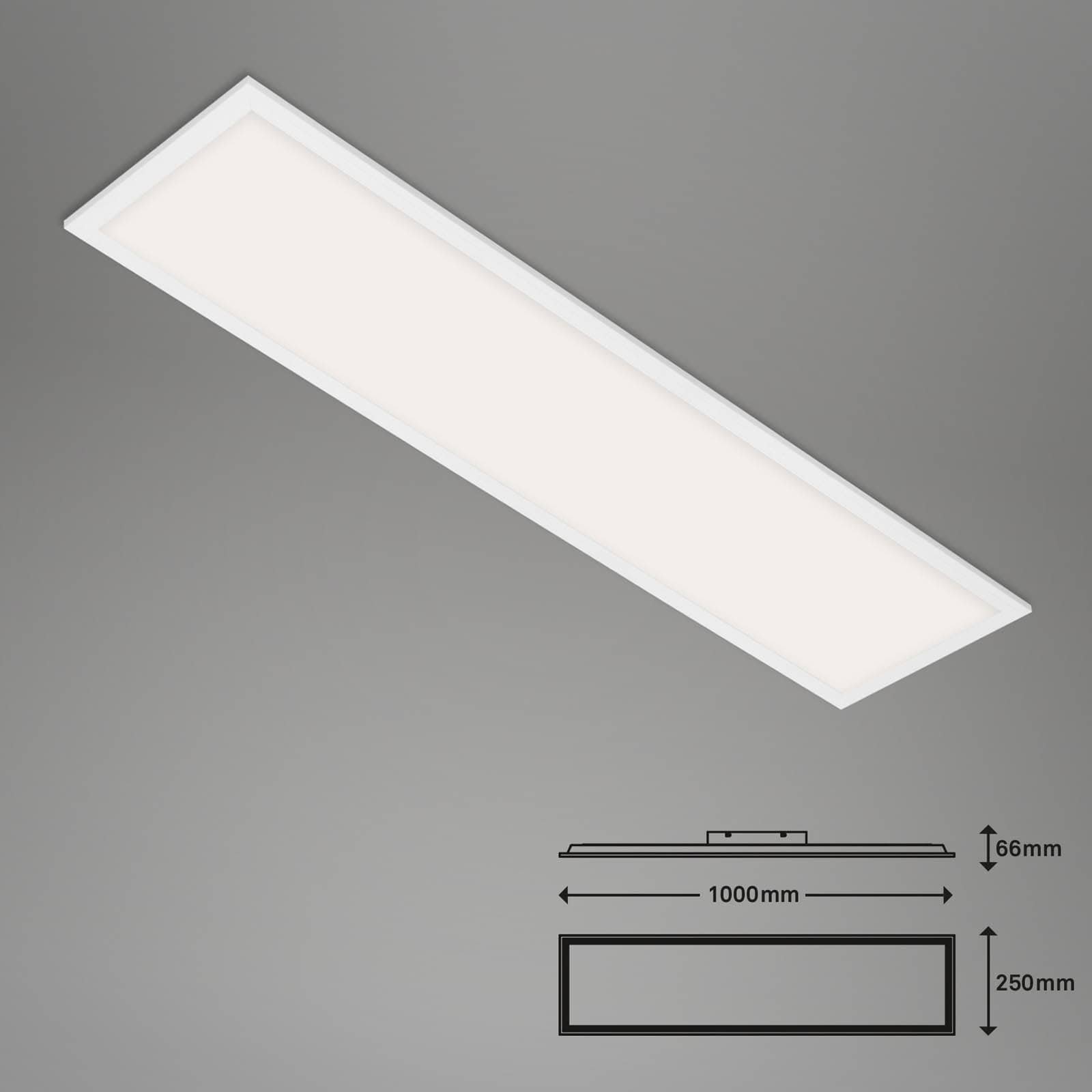 BRILO 7385-016 CCT svítidlo LED panel, 100 cm, 28 W, 3000 lm, bílé - BRILO (obrázek 9)