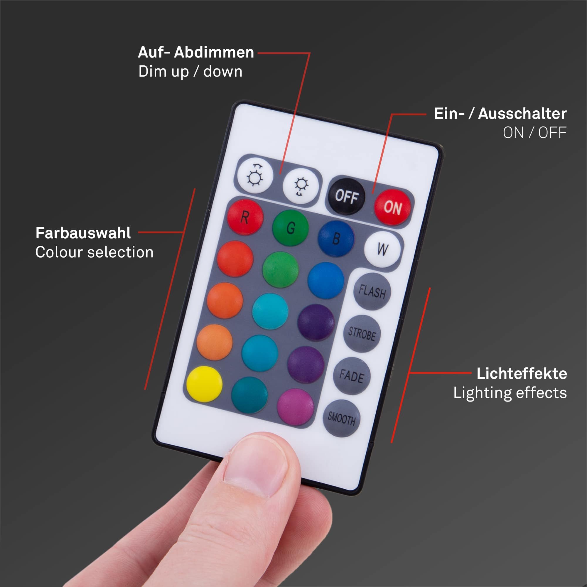 BRILO 2256-150 RGB Smart LED pásek 500 cm bílé - BRILO (obrázek 9)