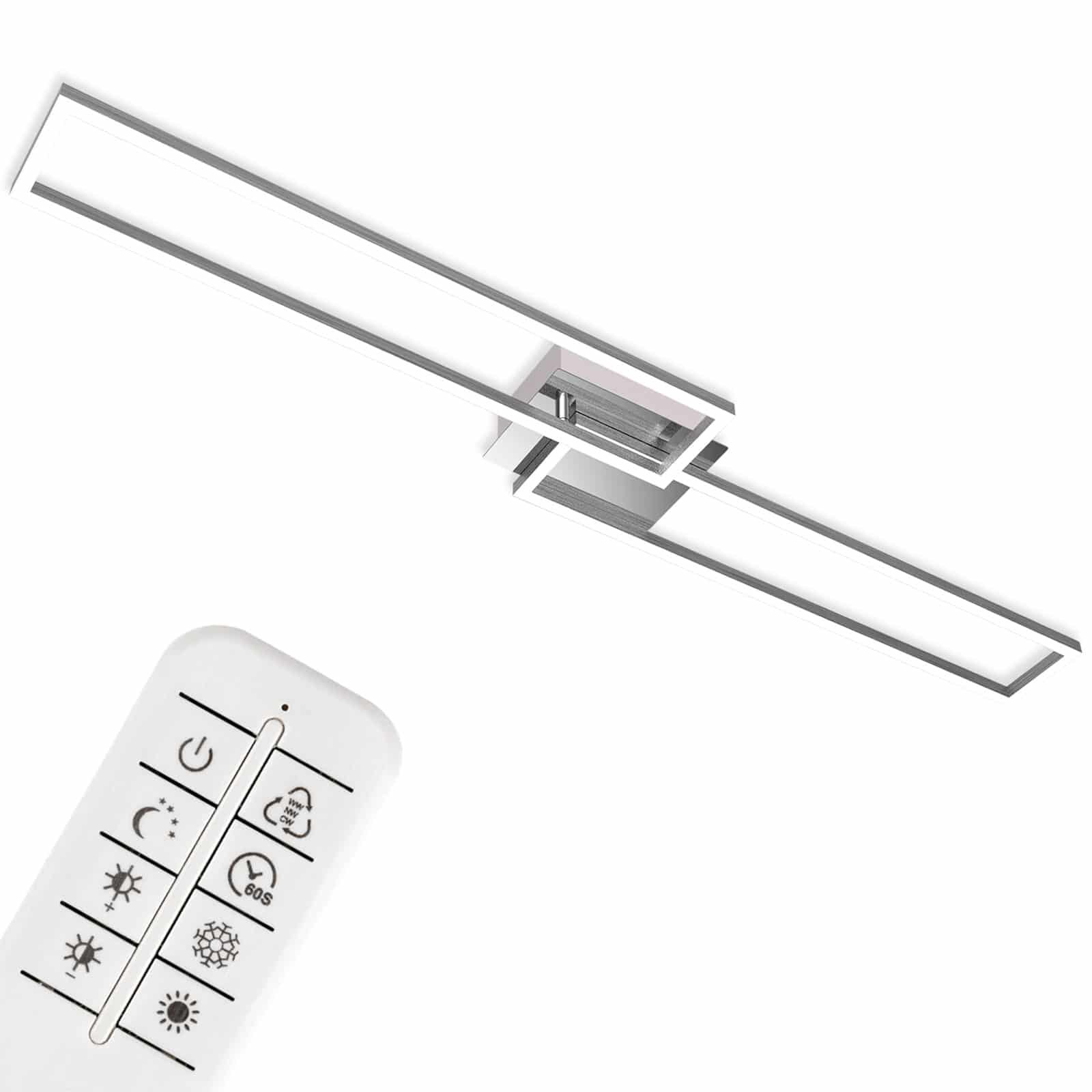 BRILO 3145-018 LED CCT rám 110 cm 2x40W 2200lm chrom - BRILO