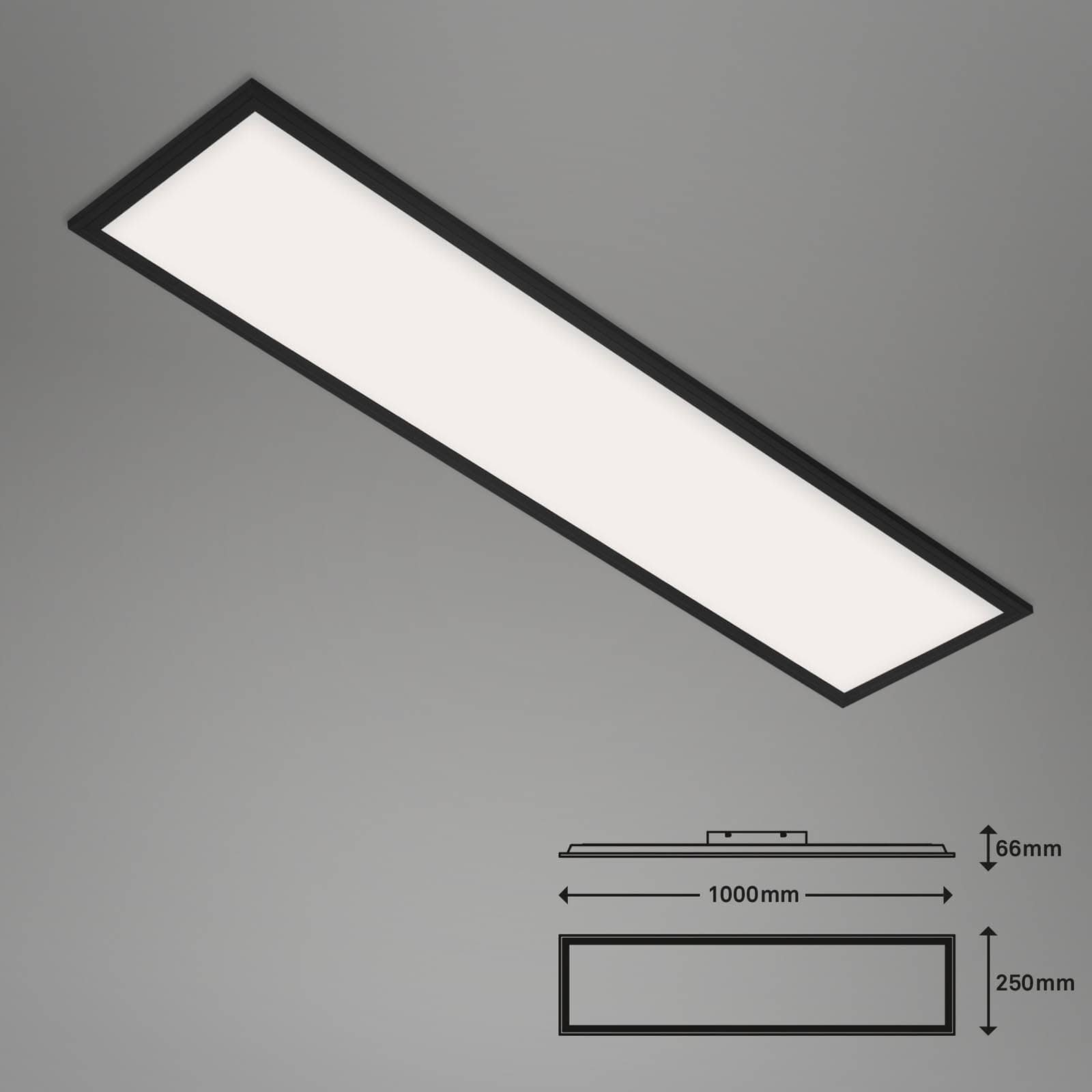 BRILO 7385-015 CCT svítidlo LED panel, 100 cm, 28 W, 3000 lm, černá - BRILO (obrázek 9)