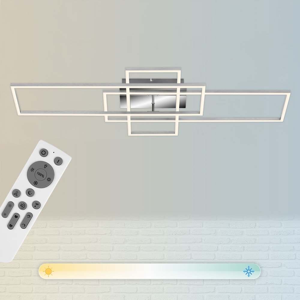 BRILO 3156-018 LED CCT rám 104 cm 2x19W 2500lm chrom - BRILO (obrázek 4)