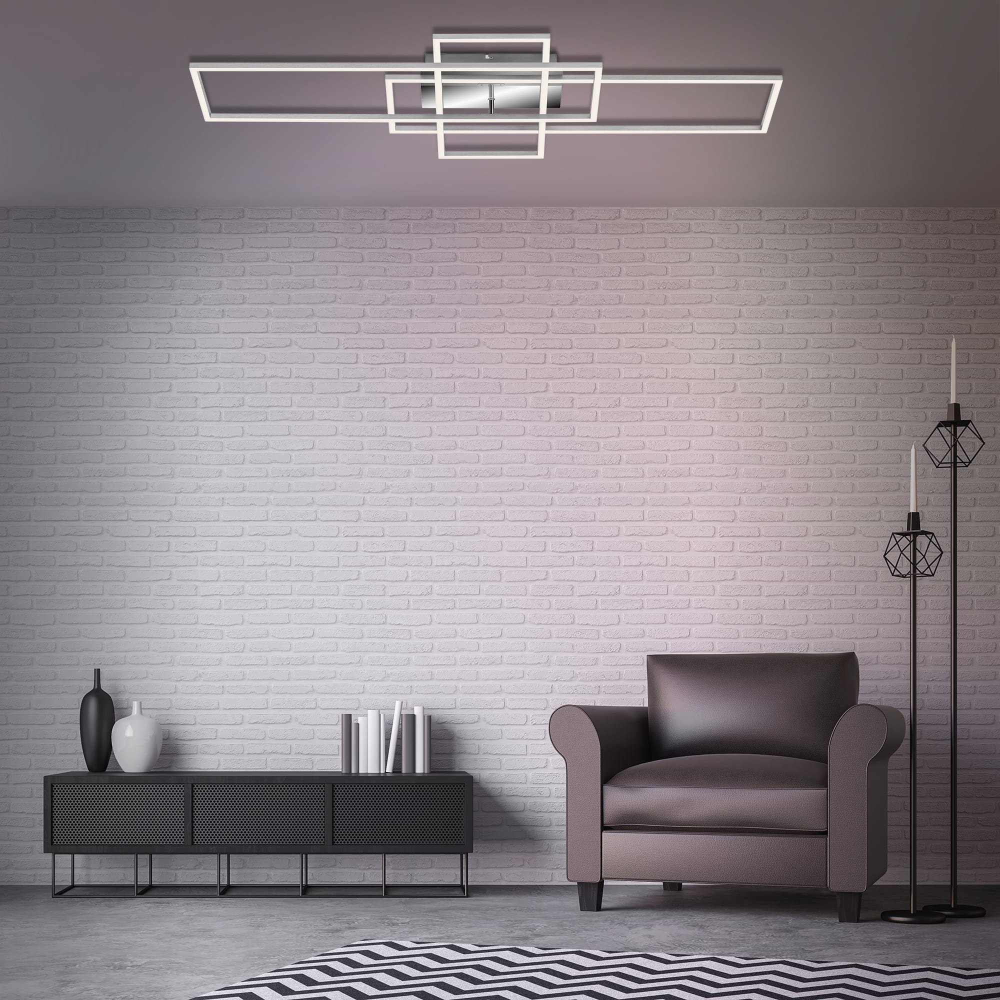 BRILO 3156-018 LED CCT rám 104 cm 2x19W 2500lm chrom - BRILO (obrázek 7)